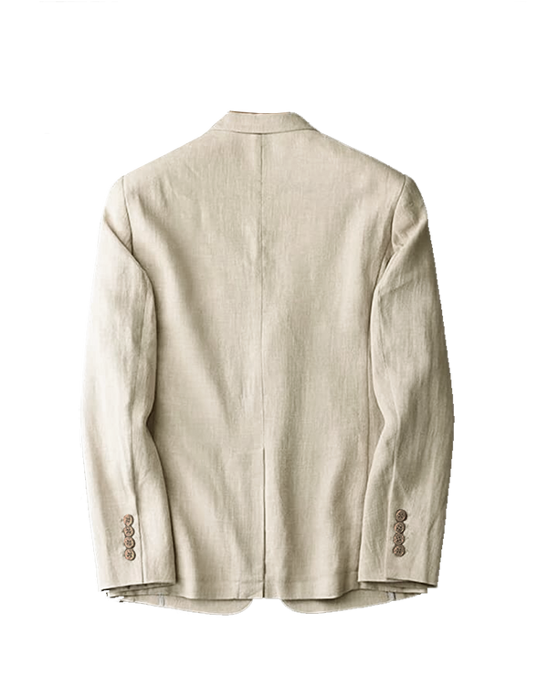 Ernest Hemingway 2 Button Cotton Linen Summer Jacket